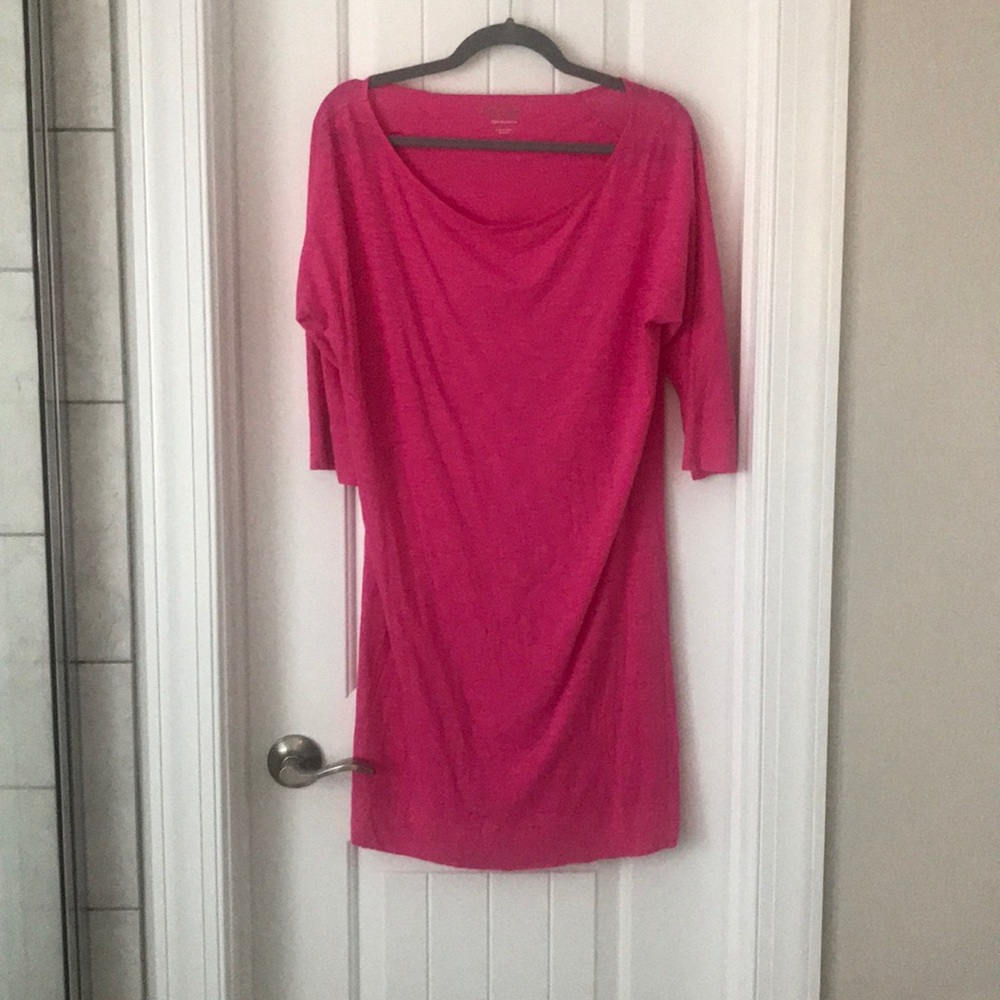Hot Pink Lilly Pulitzer EUC size large dress